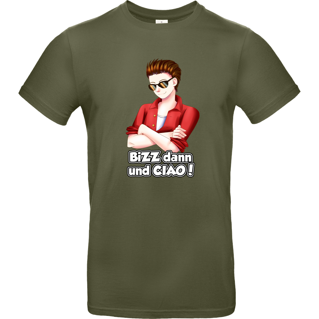 LETSPLAYmarkus LetsPlayMarkus - Bizz dann... T-Shirt B&C EXACT 190 - Khaki