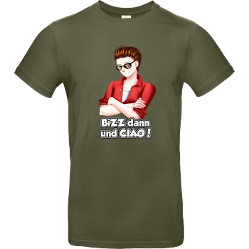 LETSPLAYmarkus LetsPlayMarkus - Bizz dann... T-Shirt B&C EXACT 190 - Khaki