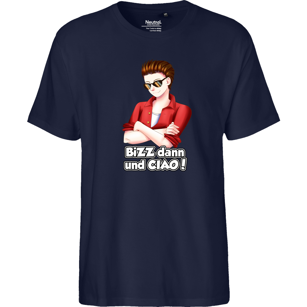 LETSPLAYmarkus LetsPlayMarkus - Bizz dann... T-Shirt Fairtrade T-Shirt - navy
