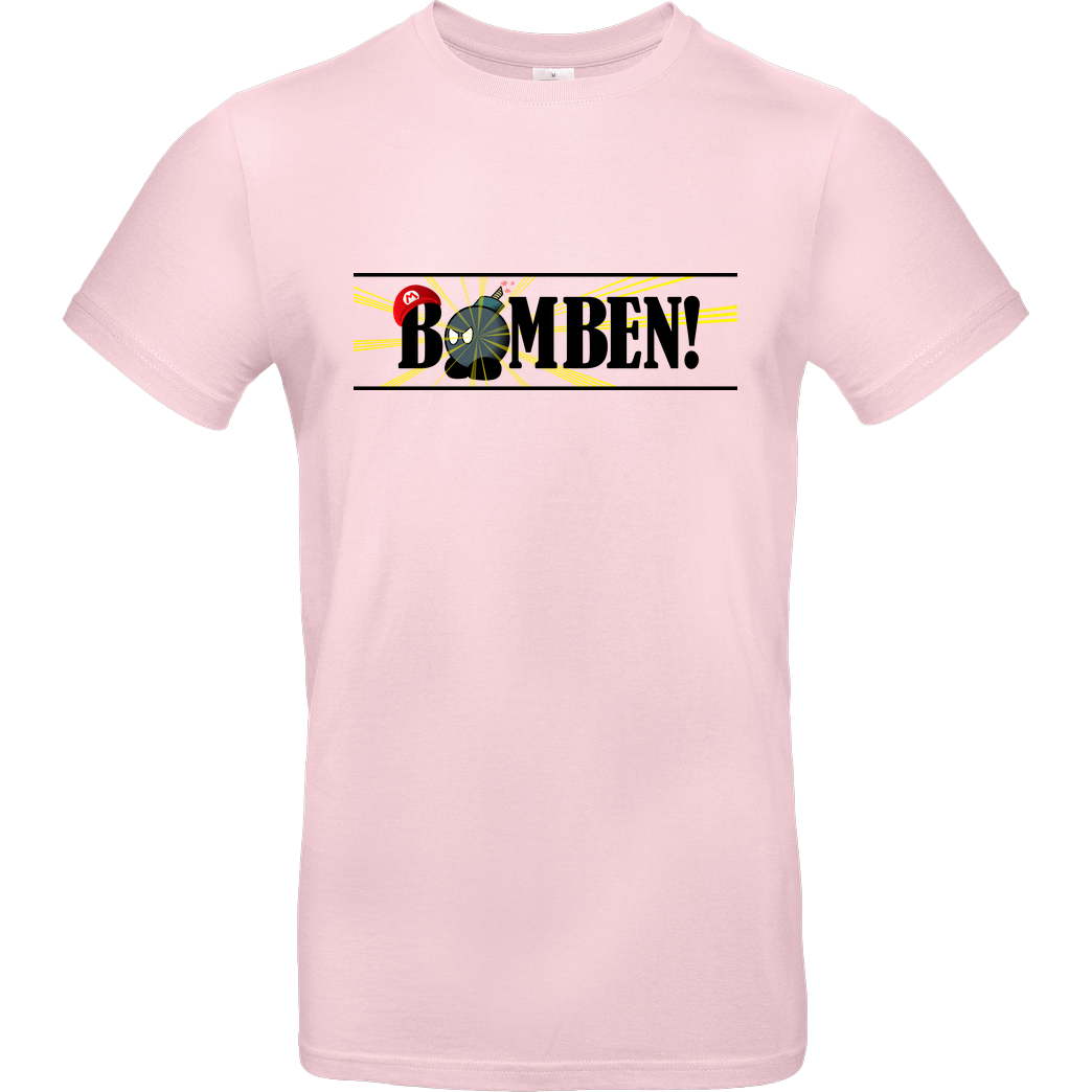 LETSPLAYmarkus LetsPlayMarkus - Bomben! T-Shirt B&C EXACT 190 - Light Pink