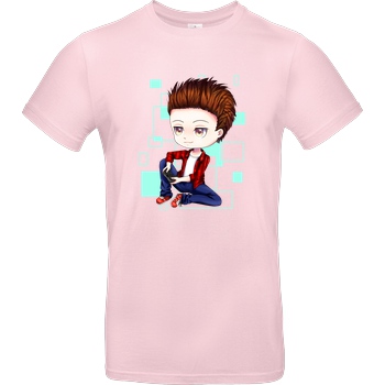 LETSPLAYmarkus LetsPlayMarkus - Chibi T-Shirt B&C EXACT 190 - Light Pink