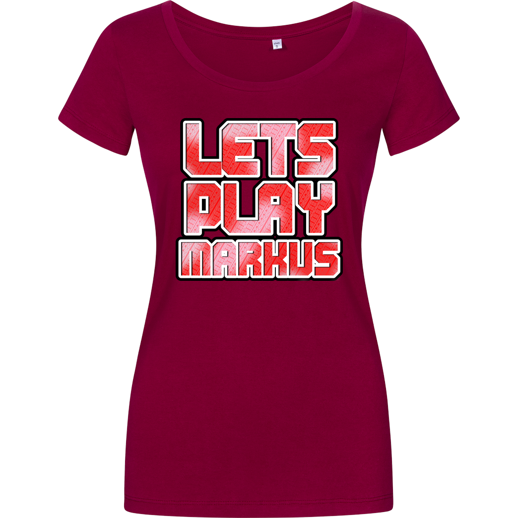 LETSPLAYmarkus LetsPlayMarkus - Logo T-Shirt Girlshirt berry