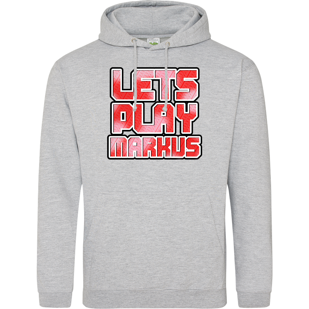 LETSPLAYmarkus LetsPlayMarkus - Logo Sweatshirt JH Hoodie - Heather Grey