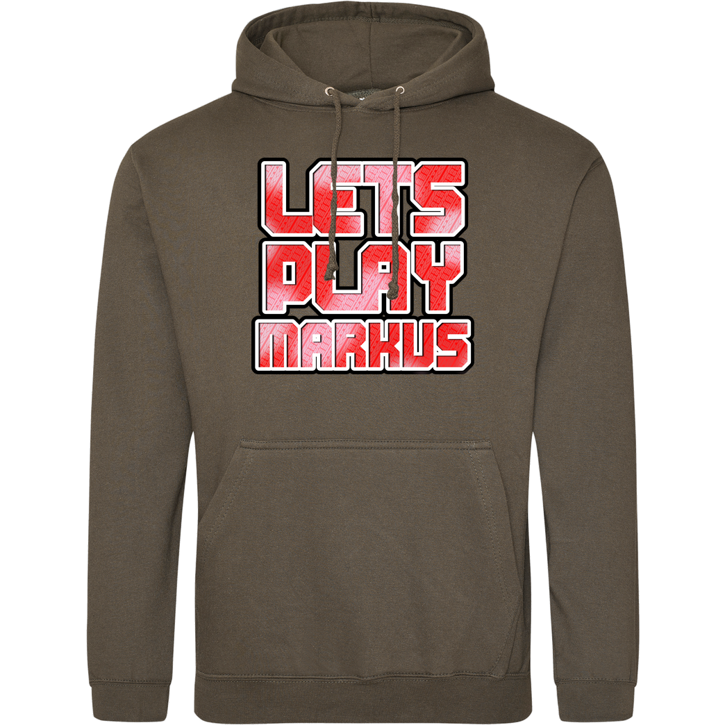 LETSPLAYmarkus LetsPlayMarkus - Logo Sweatshirt JH Hoodie - Khaki