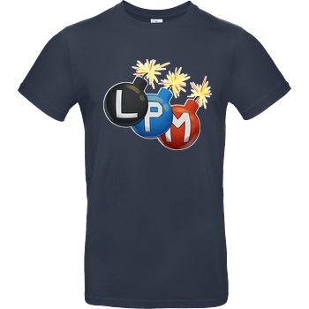 LETSPLAYmarkus LetsPlayMarkus - LPM Bomben T-Shirt B&C EXACT 190 - Navy