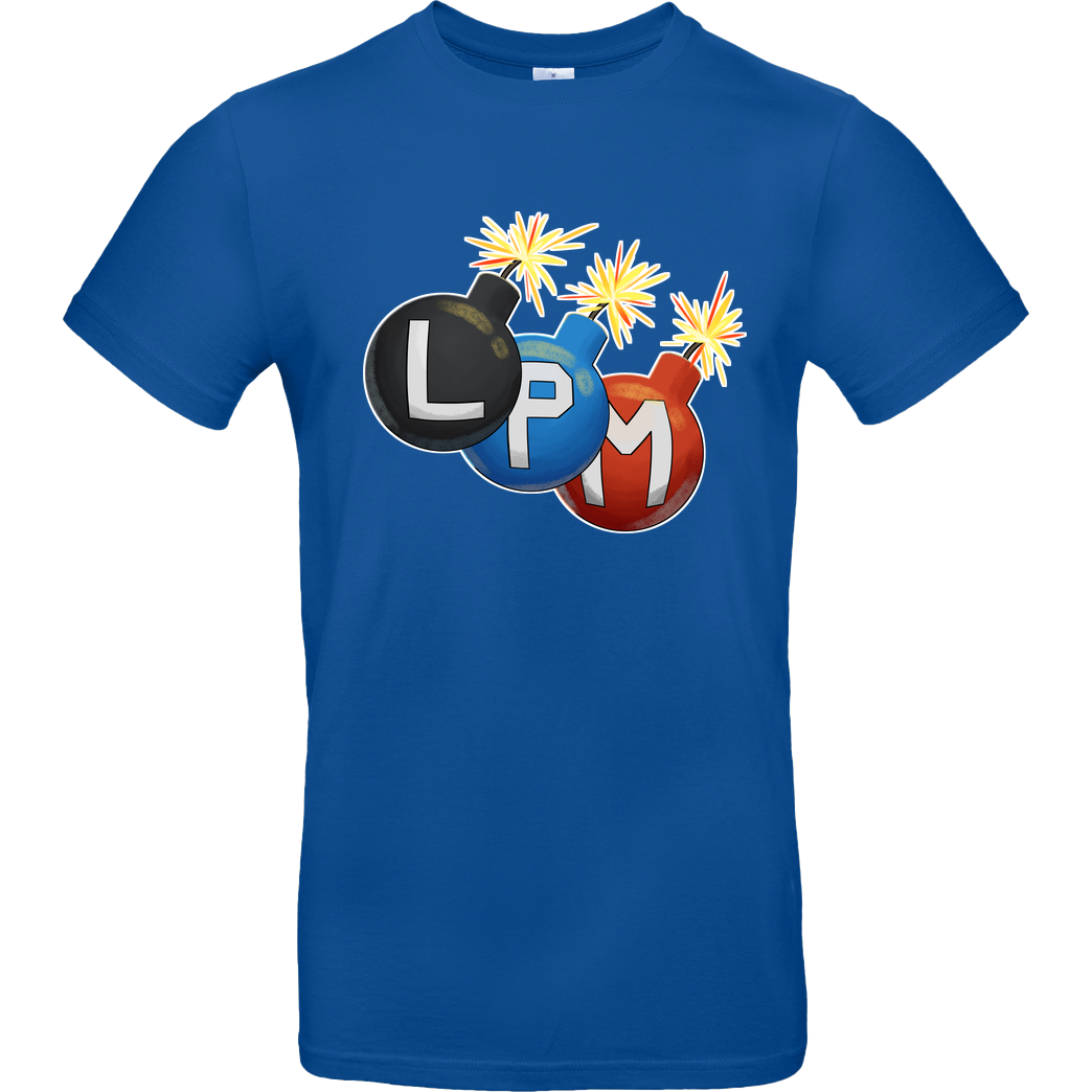 LETSPLAYmarkus LetsPlayMarkus - LPM Bomben T-Shirt B&C EXACT 190 - Royal Blue