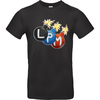 LETSPLAYmarkus LetsPlayMarkus - LPM Bomben T-Shirt B&C EXACT 190 - Black