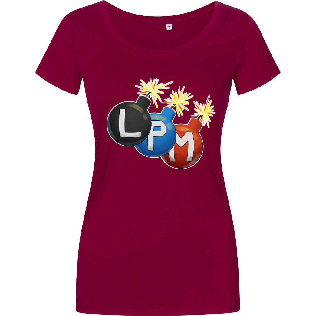 LETSPLAYmarkus LetsPlayMarkus - LPM Bomben T-Shirt Girlshirt berry