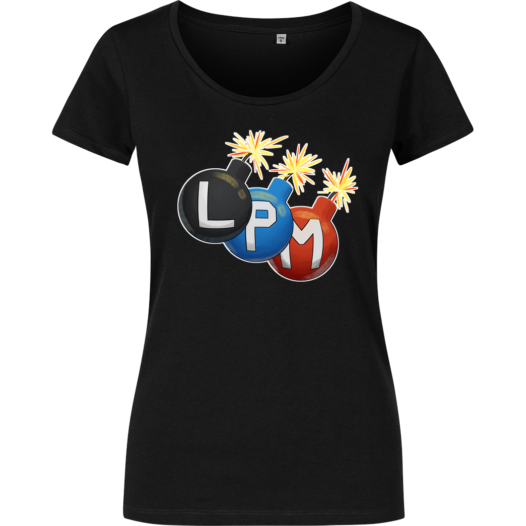 LETSPLAYmarkus LetsPlayMarkus - LPM Bomben T-Shirt Girlshirt schwarz