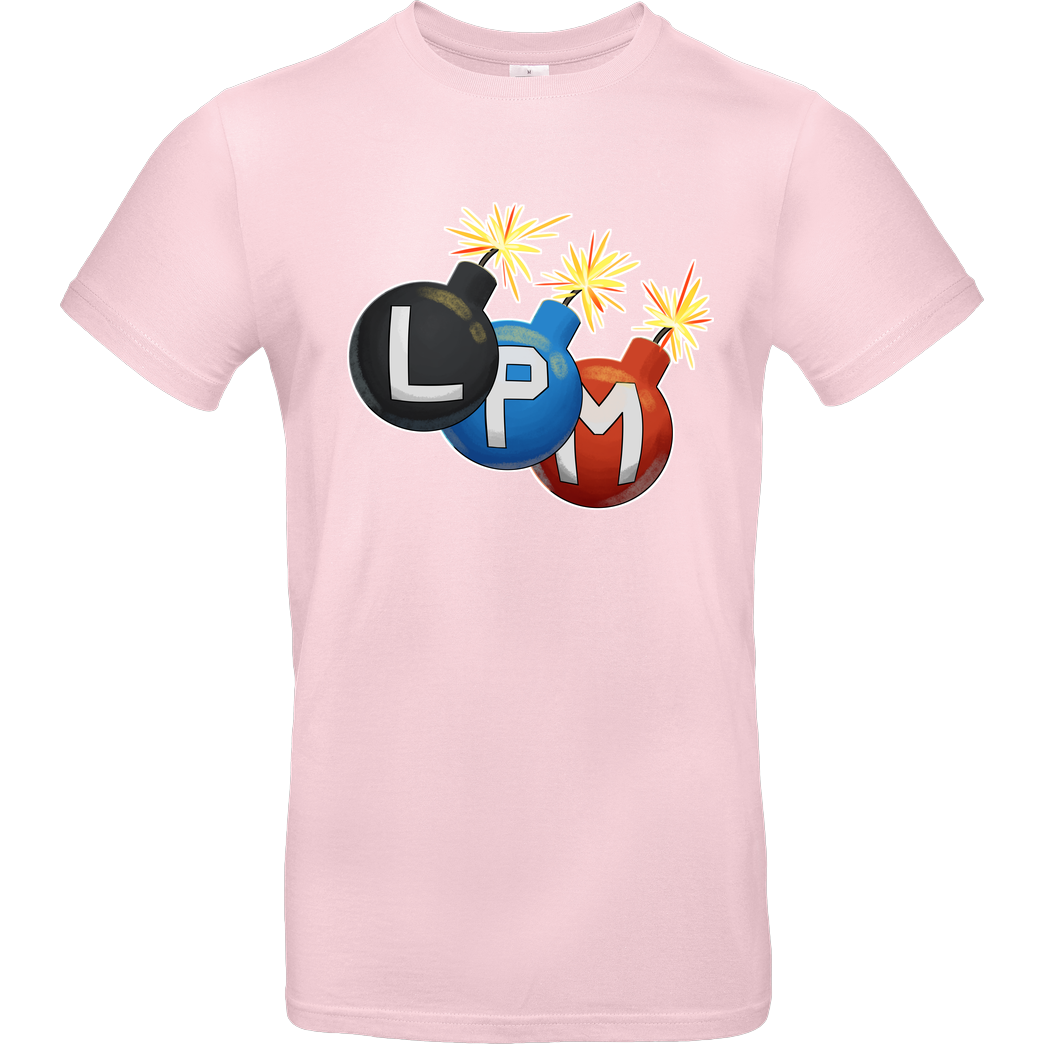 LETSPLAYmarkus LetsPlayMarkus - LPM Bomben T-Shirt B&C EXACT 190 - Light Pink