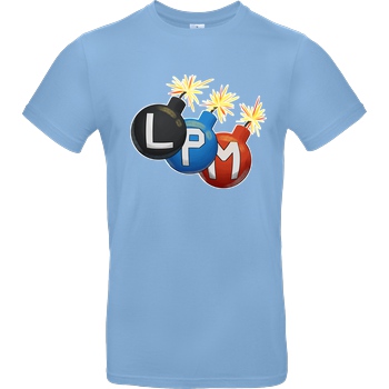 LETSPLAYmarkus LetsPlayMarkus - LPM Bomben T-Shirt B&C EXACT 190 - Sky Blue