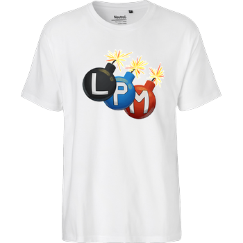 LetsPlayMarkus - LPM Bomben Fairtrade T-Shirt - white