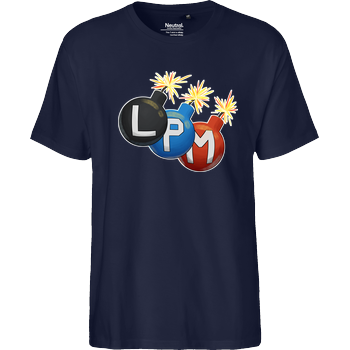 LetsPlayMarkus - LPM Bomben Fairtrade T-Shirt - navy