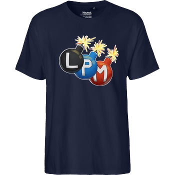 LETSPLAYmarkus LetsPlayMarkus - LPM Bomben T-Shirt Fairtrade T-Shirt - navy