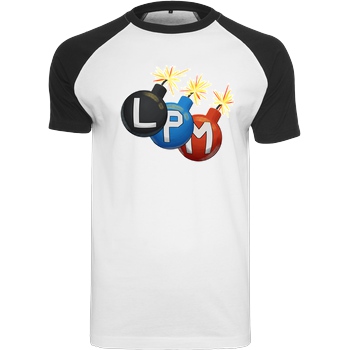 LETSPLAYmarkus LetsPlayMarkus - LPM Bomben T-Shirt Raglan Tee white