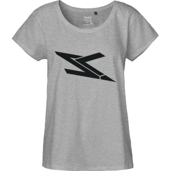 Lexx776 | SkilledLexx Lexx776 - Logo T-Shirt Fairtrade Loose Fit Girlie - heather grey