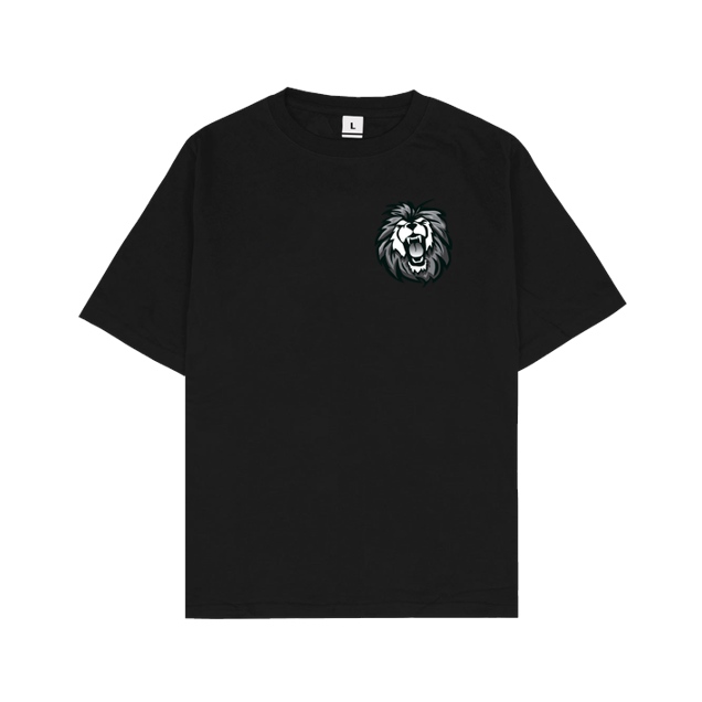 Lionhearts - Lionhearts Logo - T-Shirt - Oversize T-Shirt - Black