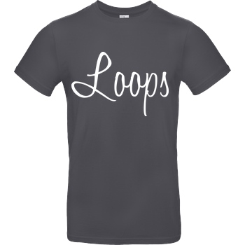 Sonny Loops Loops - Signature T-Shirt B&C EXACT 190 - Dark Grey