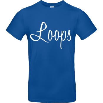 Sonny Loops Loops - Signature T-Shirt B&C EXACT 190 - Royal Blue