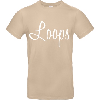 Sonny Loops Loops - Signature T-Shirt B&C EXACT 190 - Sand