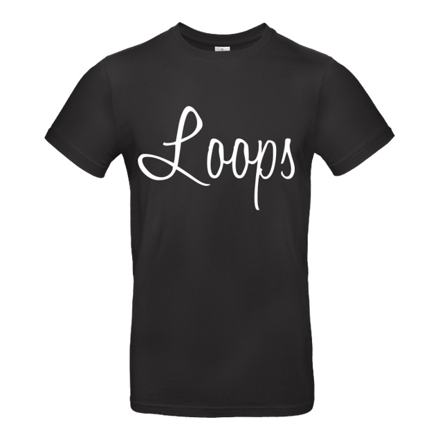 Sonny Loops - Loops - Signature - T-Shirt - B&C EXACT 190 - Black