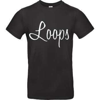 Sonny Loops Loops - Signature T-Shirt B&C EXACT 190 - Black