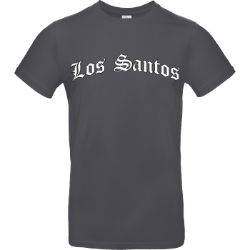 3dsupply Original Los Santos T-Shirt B&C EXACT 190 - Dark Grey