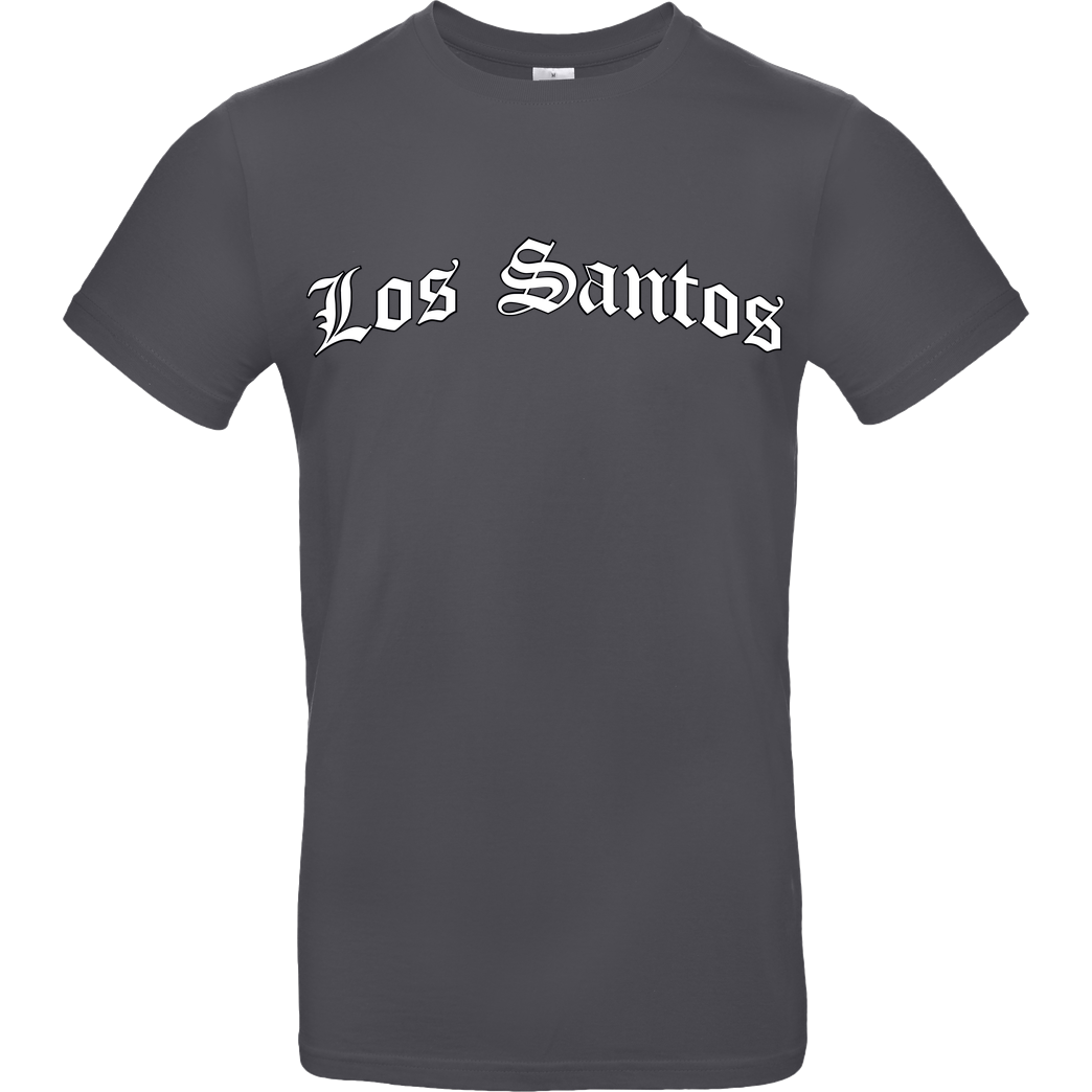3dsupply Original Los Santos T-Shirt B&C EXACT 190 - Dark Grey