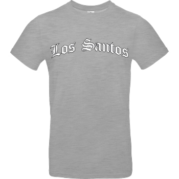3dsupply Original Los Santos T-Shirt B&C EXACT 190 - heather grey