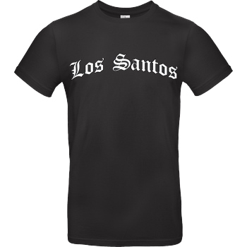 3dsupply Original Los Santos T-Shirt B&C EXACT 190 - Black