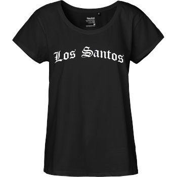 Los Santos Fairtrade Loose Fit Girlie - black