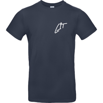 Lucas Lit LucasLit - Lit Shirt T-Shirt B&C EXACT 190 - Navy