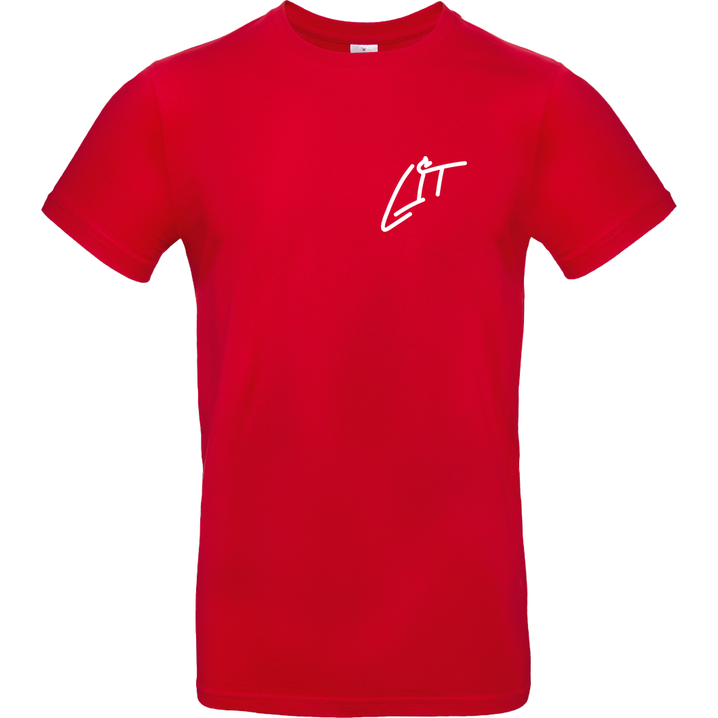 Lucas Lit LucasLit - Lit Shirt T-Shirt B&C EXACT 190 - Red