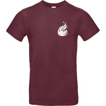 Lucas Lit LucasLit - Litty Shirt T-Shirt B&C EXACT 190 - Burgundy