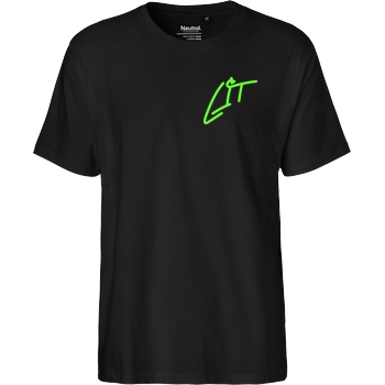 Lucas Lit LucasLit - Neon Glow Litty T-Shirt Fairtrade T-Shirt - black