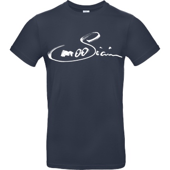 m00sician M00sician - Handwritten T-Shirt B&C EXACT 190 - Navy