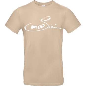 m00sician M00sician - Handwritten T-Shirt B&C EXACT 190 - Sand