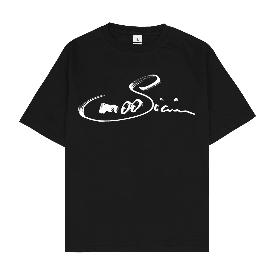 m00sician M00sician - Handwritten T-Shirt Oversize T-Shirt - Black