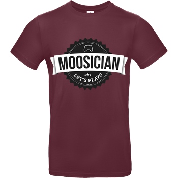 m00sician m00sician - m00sician T-Shirt B&C EXACT 190 - Burgundy