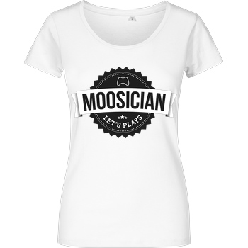 m00sician m00sician - m00sician T-Shirt Girlshirt weiss