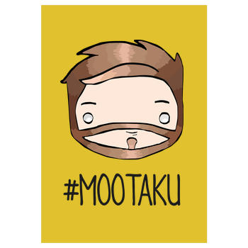 m00sician - Mootaku Art Print yellow