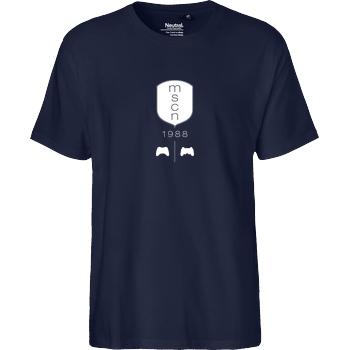 m00sician M00sician - mscn T-Shirt Fairtrade T-Shirt - navy
