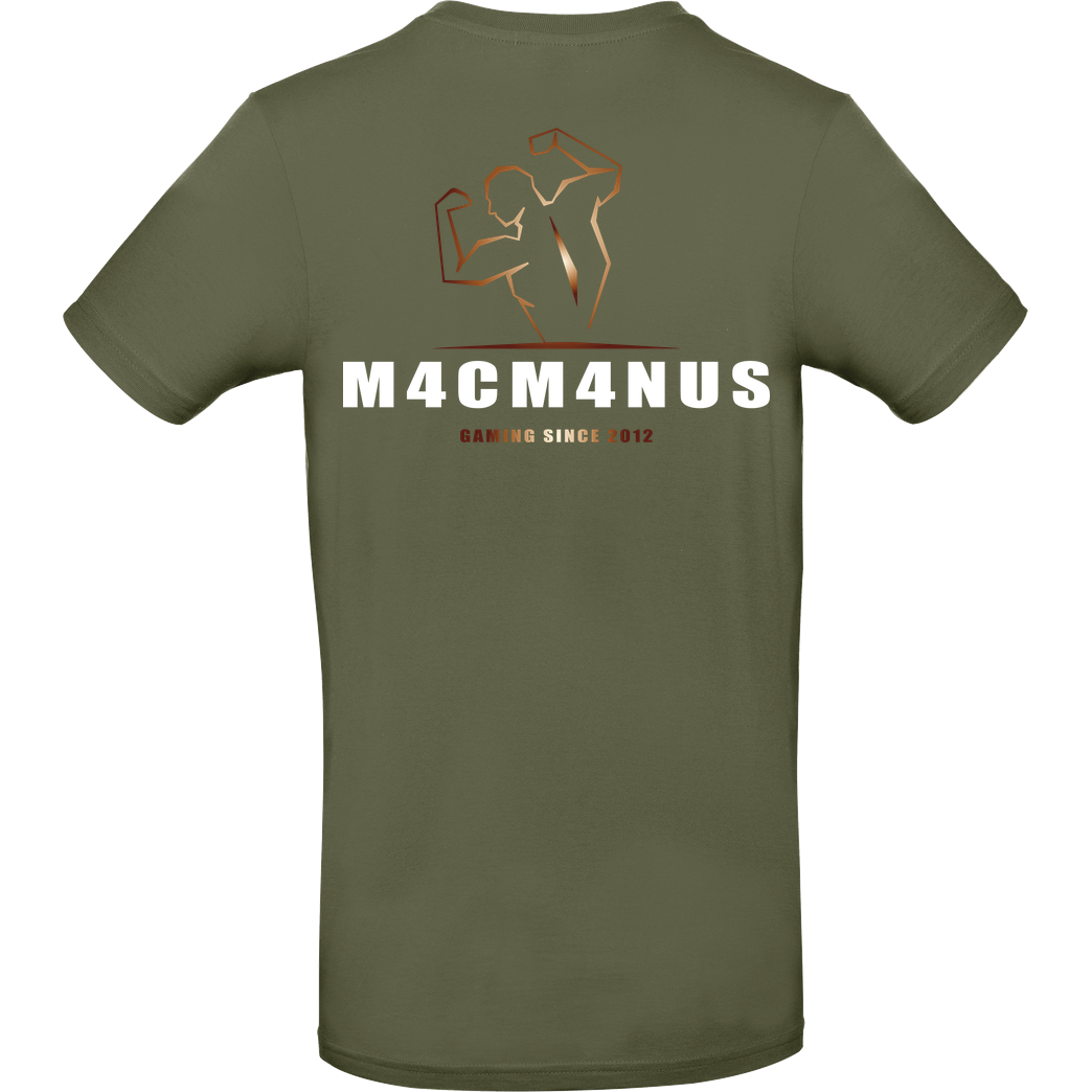 M4cM4nus M4cm4nus - Bizeps Deluxe T-Shirt B&C EXACT 190 - Khaki