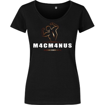 M4cM4nus M4cM4nus - Bizeps Script T-Shirt Girlshirt schwarz