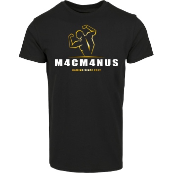 None M4cM4nus - Bizeps Script T-Shirt House Brand T-Shirt - Black