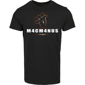 M4cM4nus - Bizeps Script House Brand T-Shirt - Black