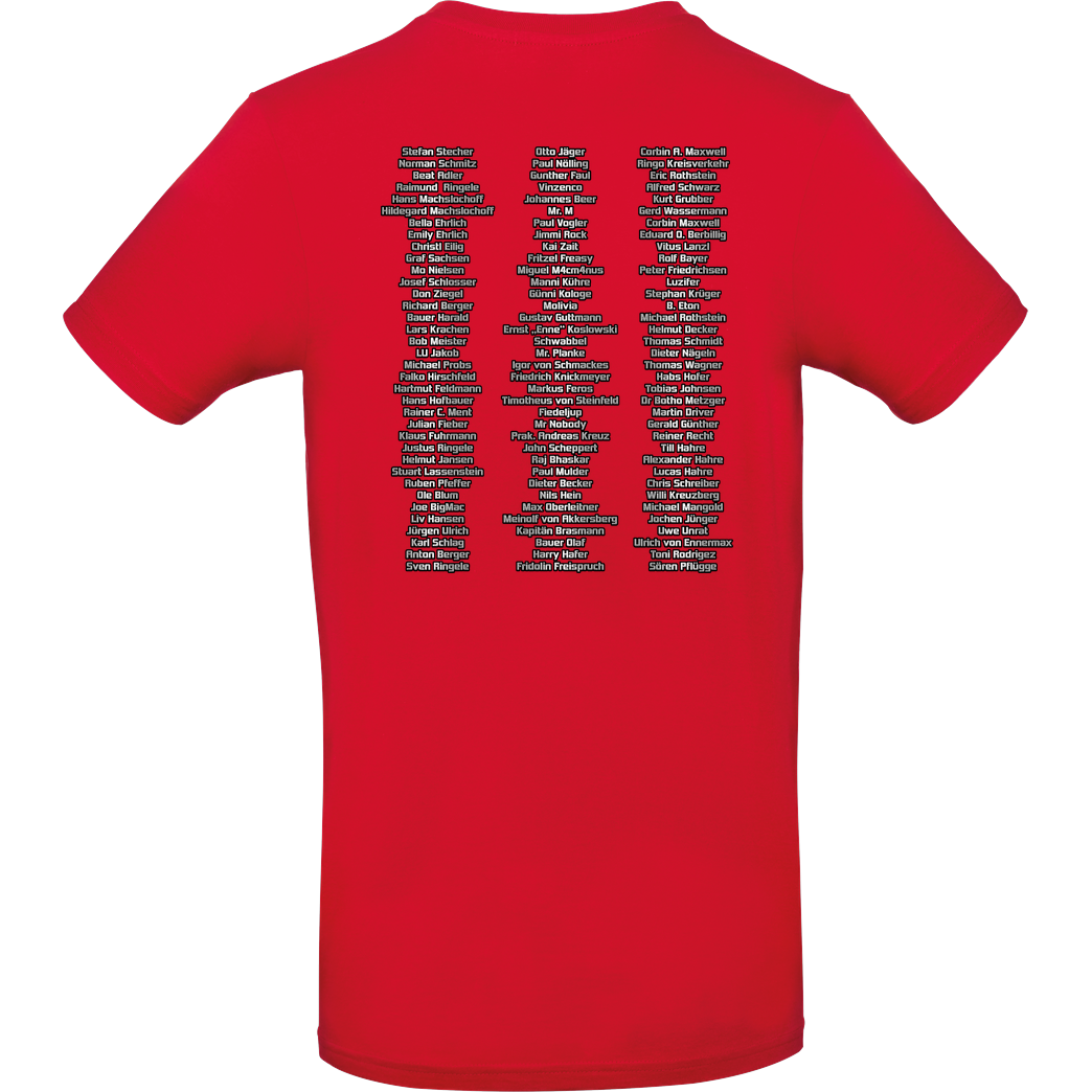 M4cM4nus M4cm4nus - In Memories T-Shirt B&C EXACT 190 - Red
