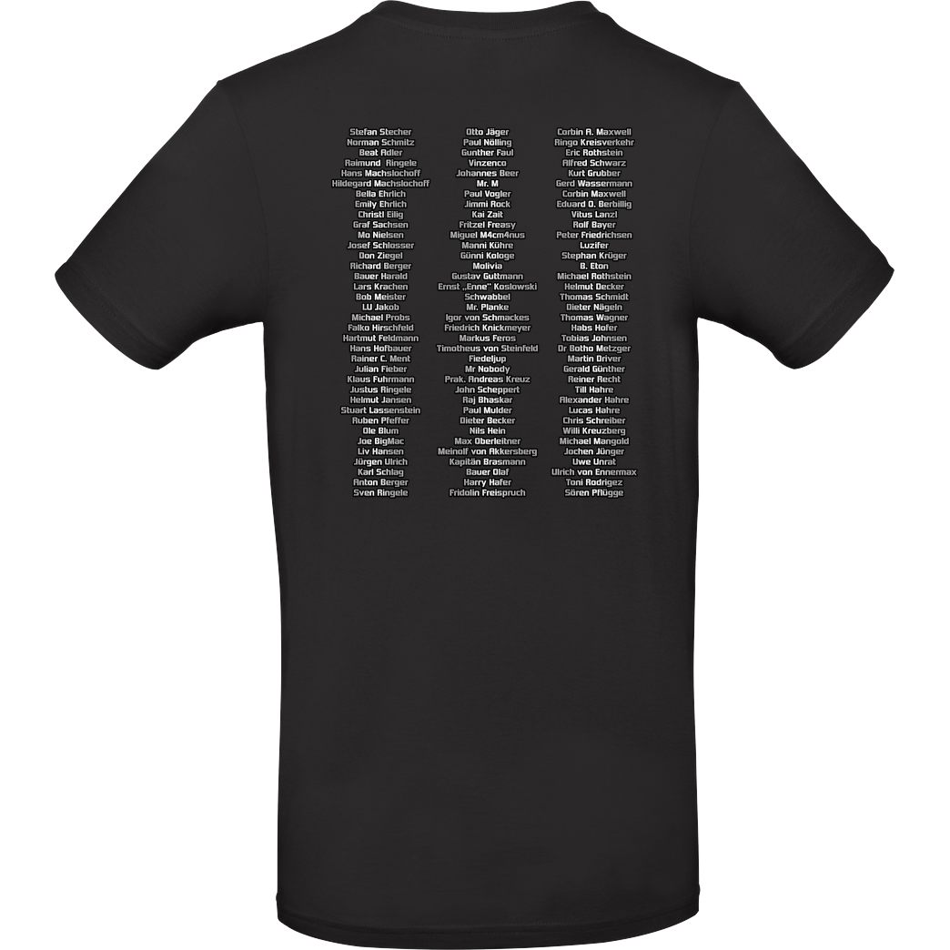M4cM4nus M4cm4nus - In Memories T-Shirt B&C EXACT 190 - Black