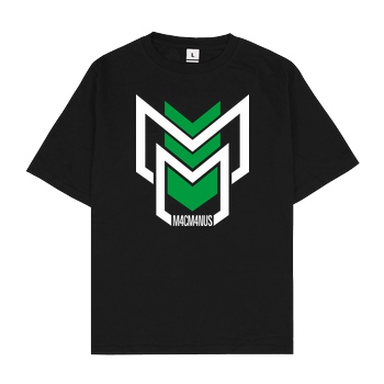 M4cM4nus M4cM4nus - MM T-Shirt Oversize T-Shirt - Black