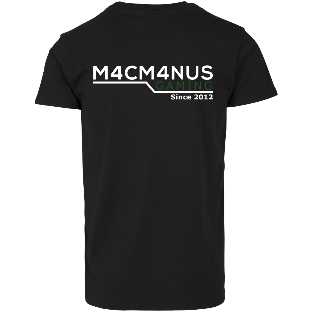 M4cM4nus M4cM4nus - Wappen und Schriftzug T-Shirt House Brand T-Shirt - Black